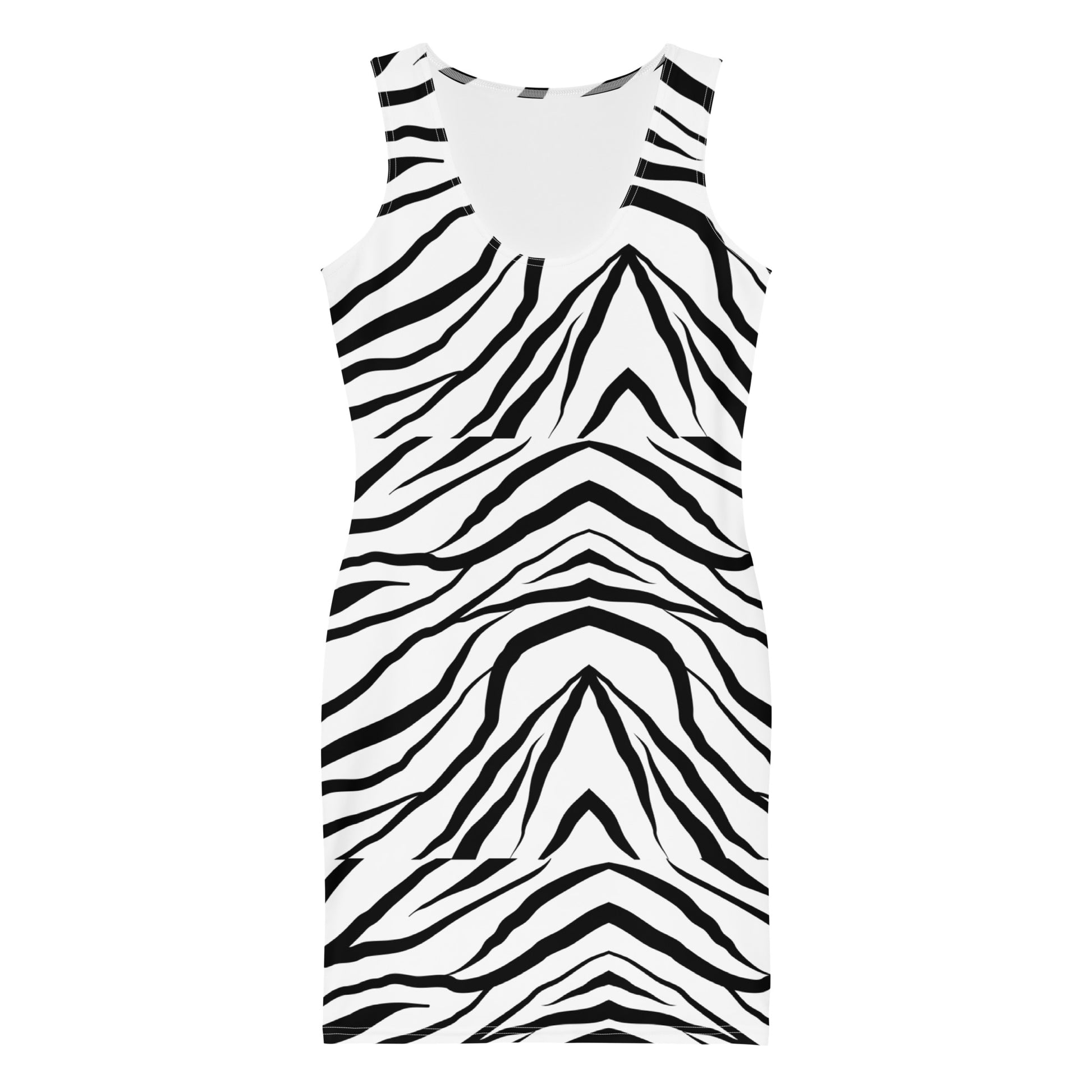 Striped Zebra Vibrance Women's Dress - FLAKOUT