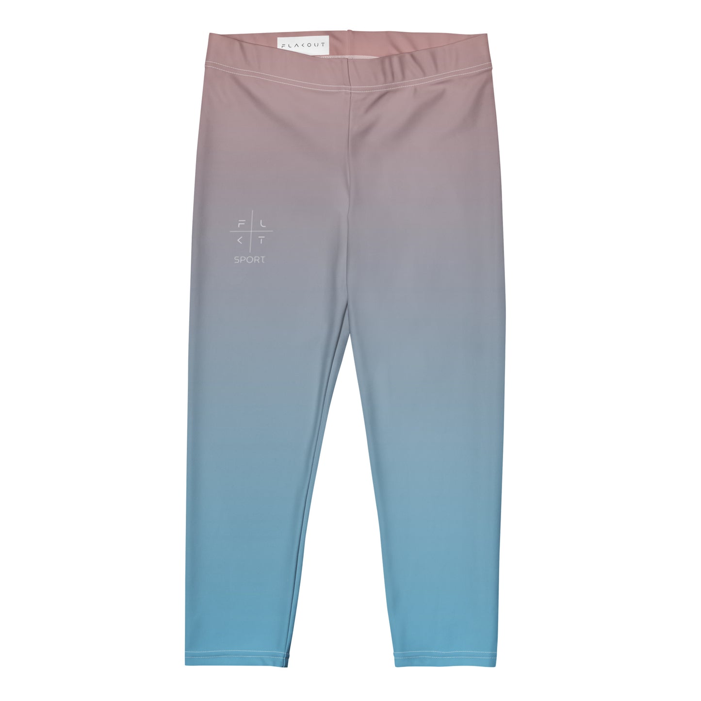 Rose Water FLAKOUT Sport Women's Capri Leggings - FLAKOUT