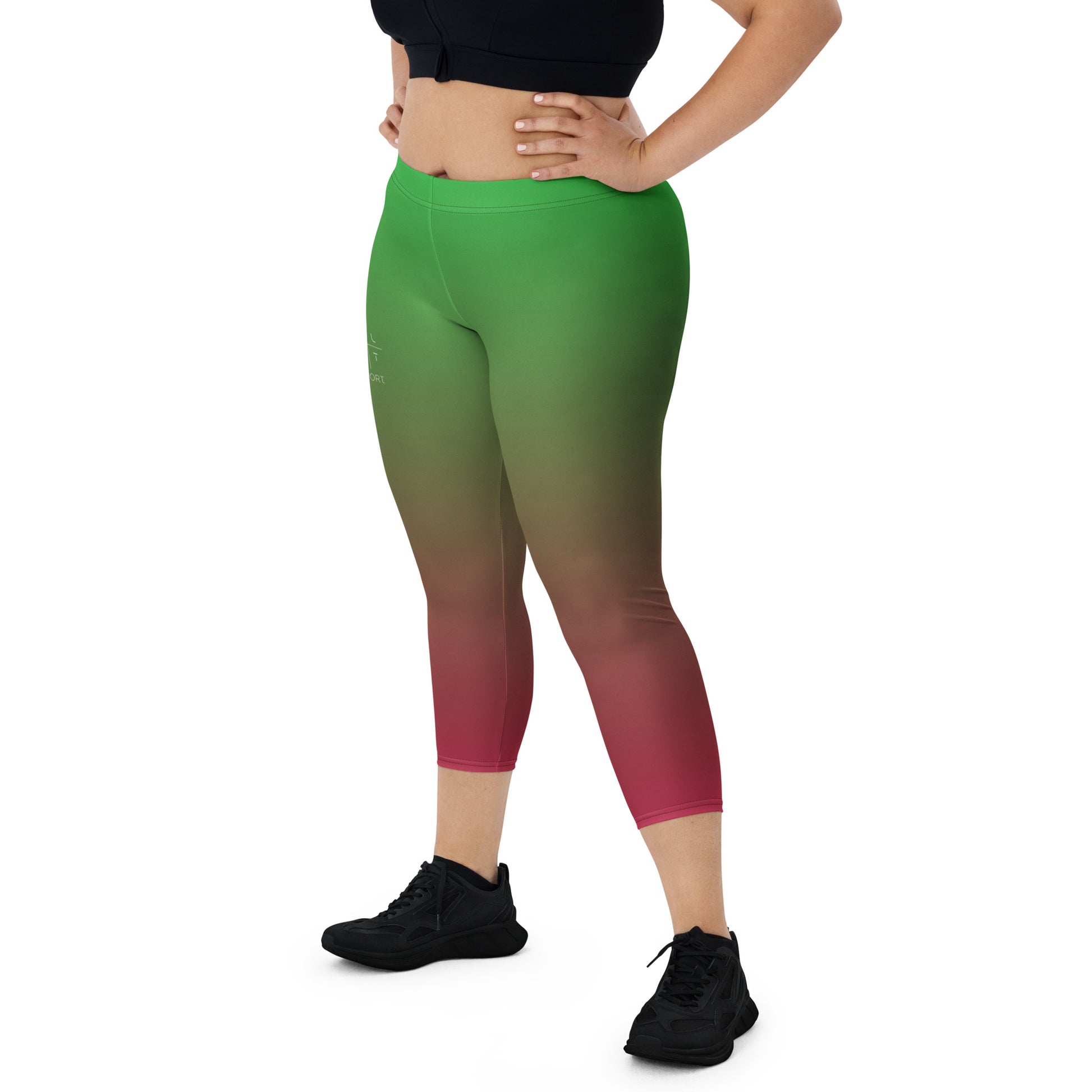 Forest Flame FLAKOUT Sport Women's Capri Leggings - FLAKOUT