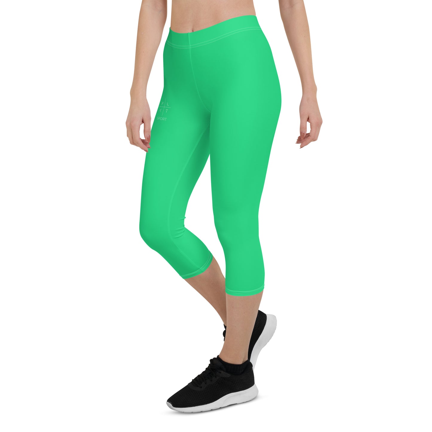 Viridian Vision FLAKOUT Sport Women's Capri Leggings - FLAKOUT