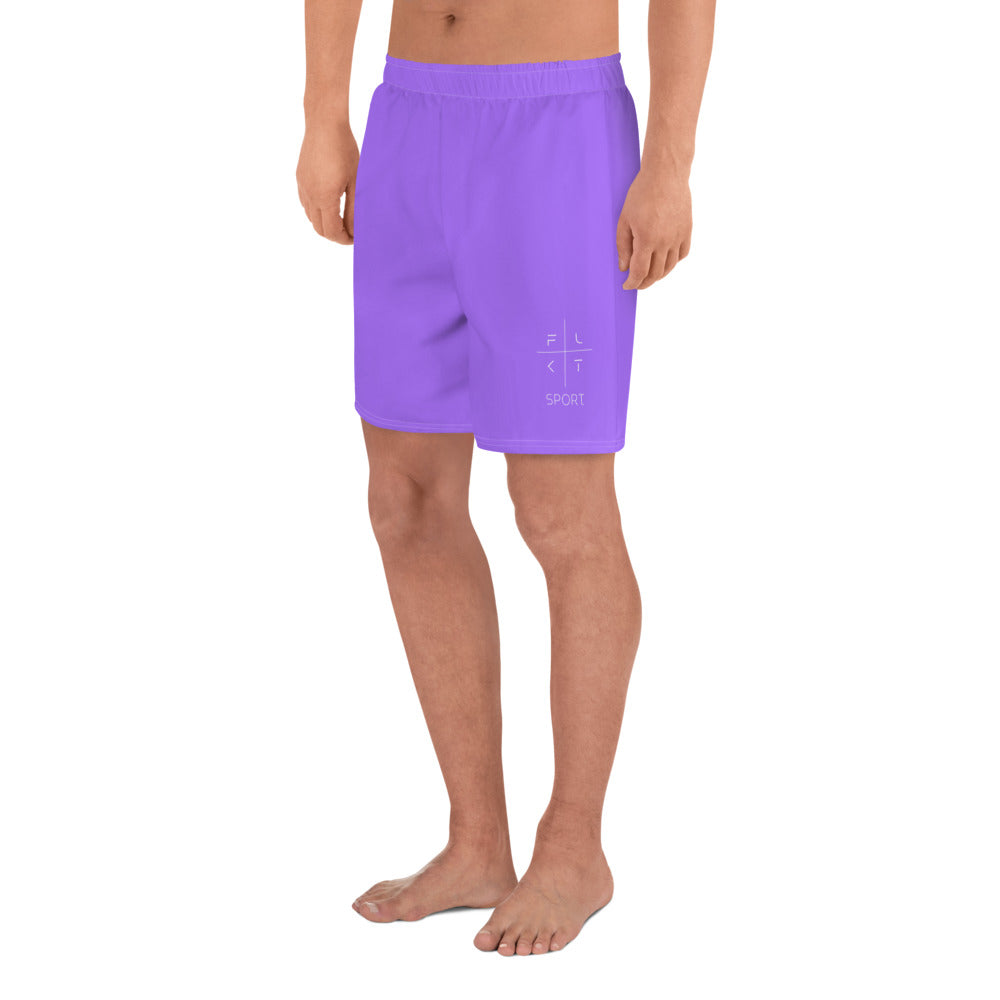 FLAKOUT Sport Mystic Lavender Men's Recycled Athletic Shorts - FLAKOUT