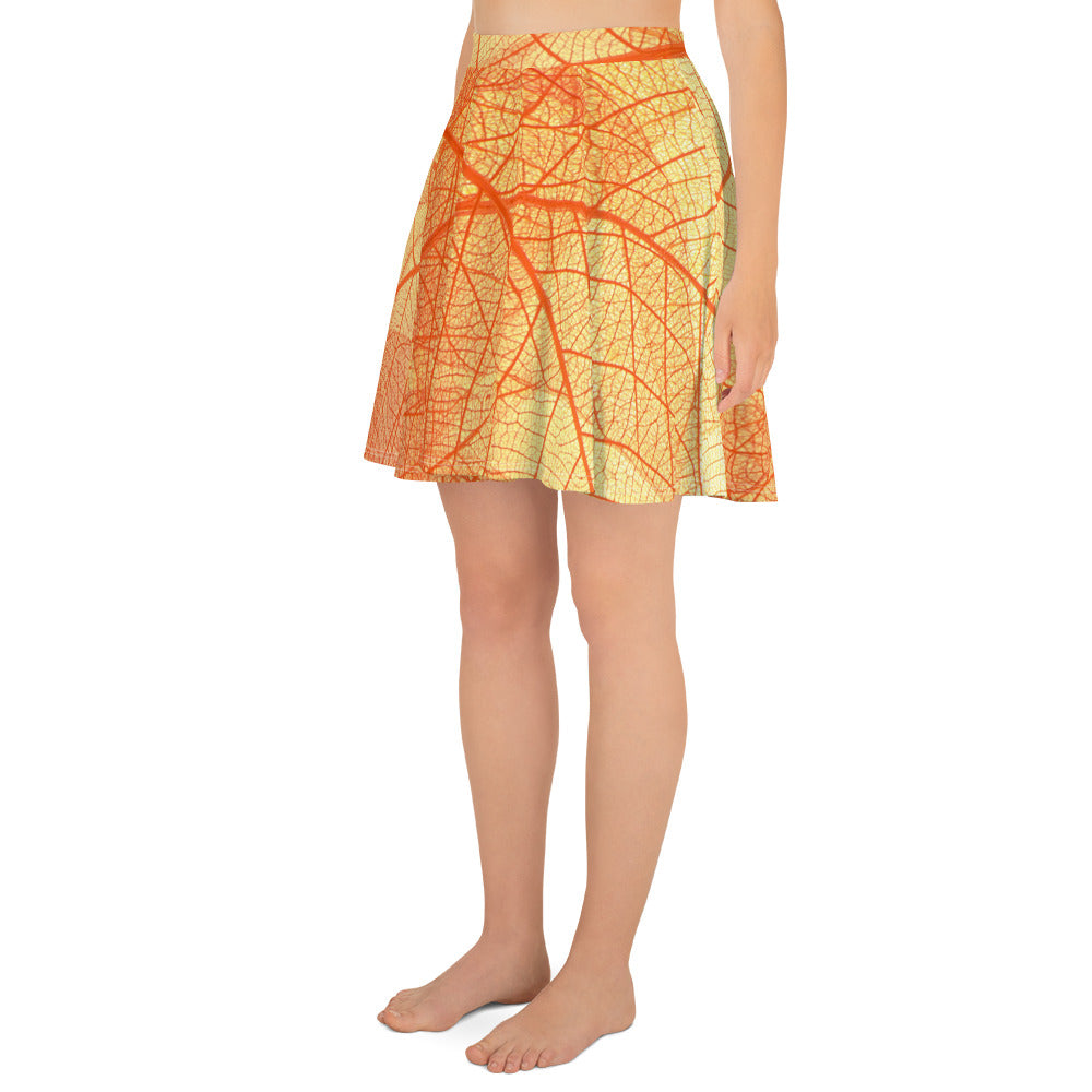 Vermilion Wisps Women's Skater Skirt - FLAKOUT