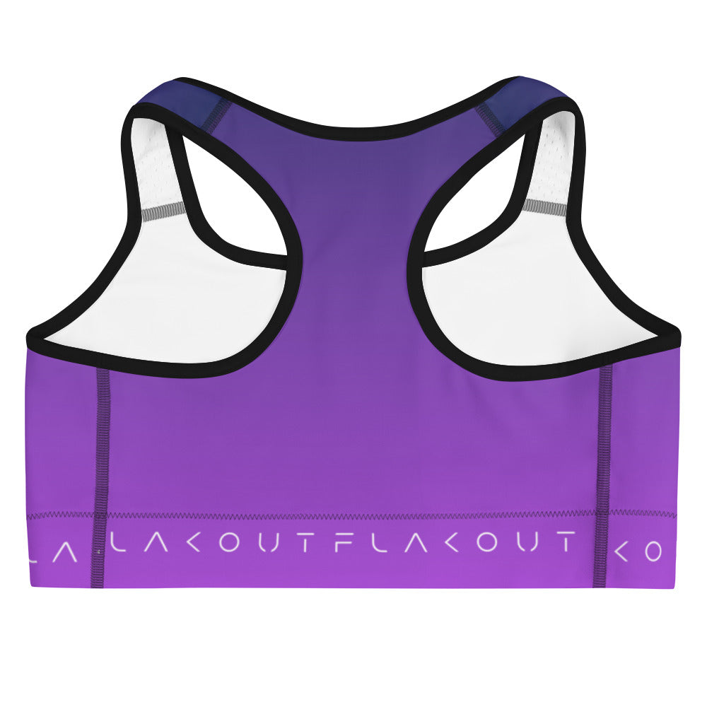 Lilac Twilight Women's Sports Performance Bra - FLAKOUT