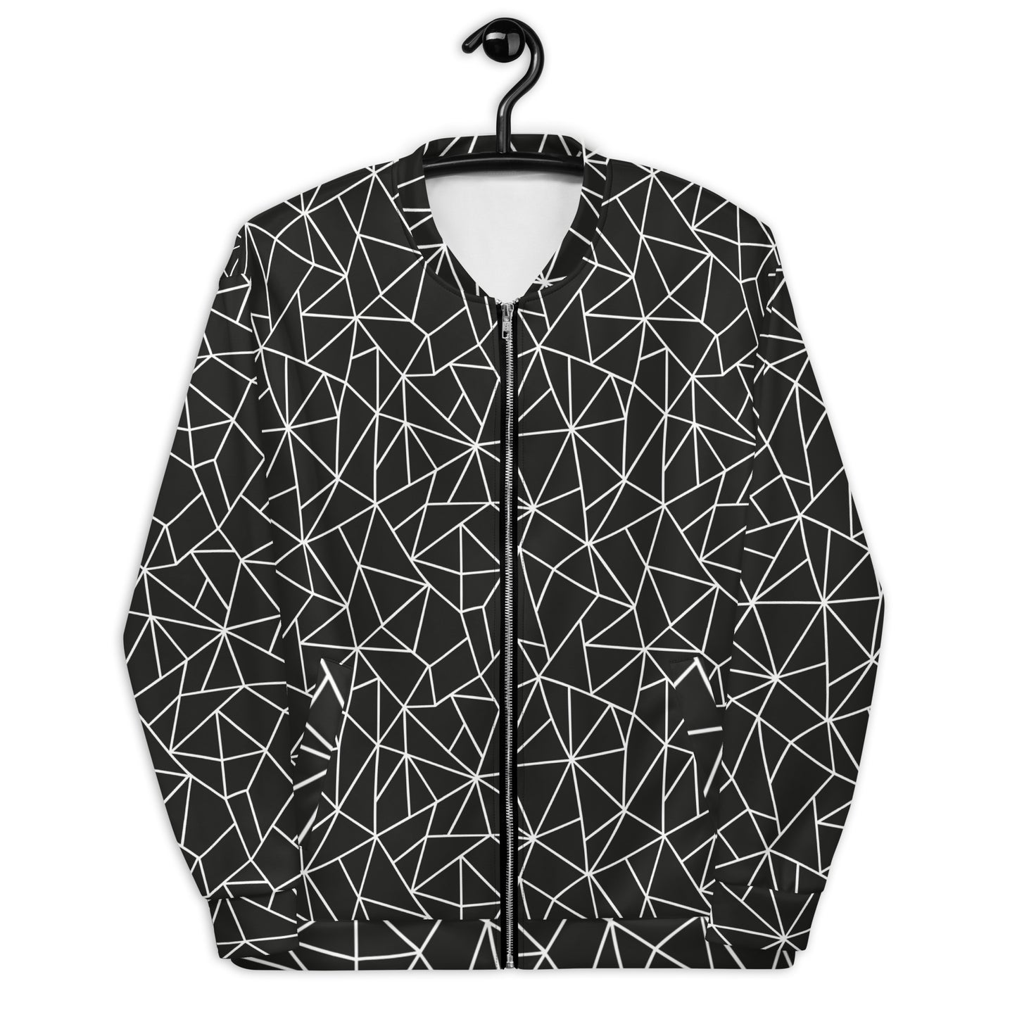 Angular Allure Men's Bomber Jacket - FLAKOUT