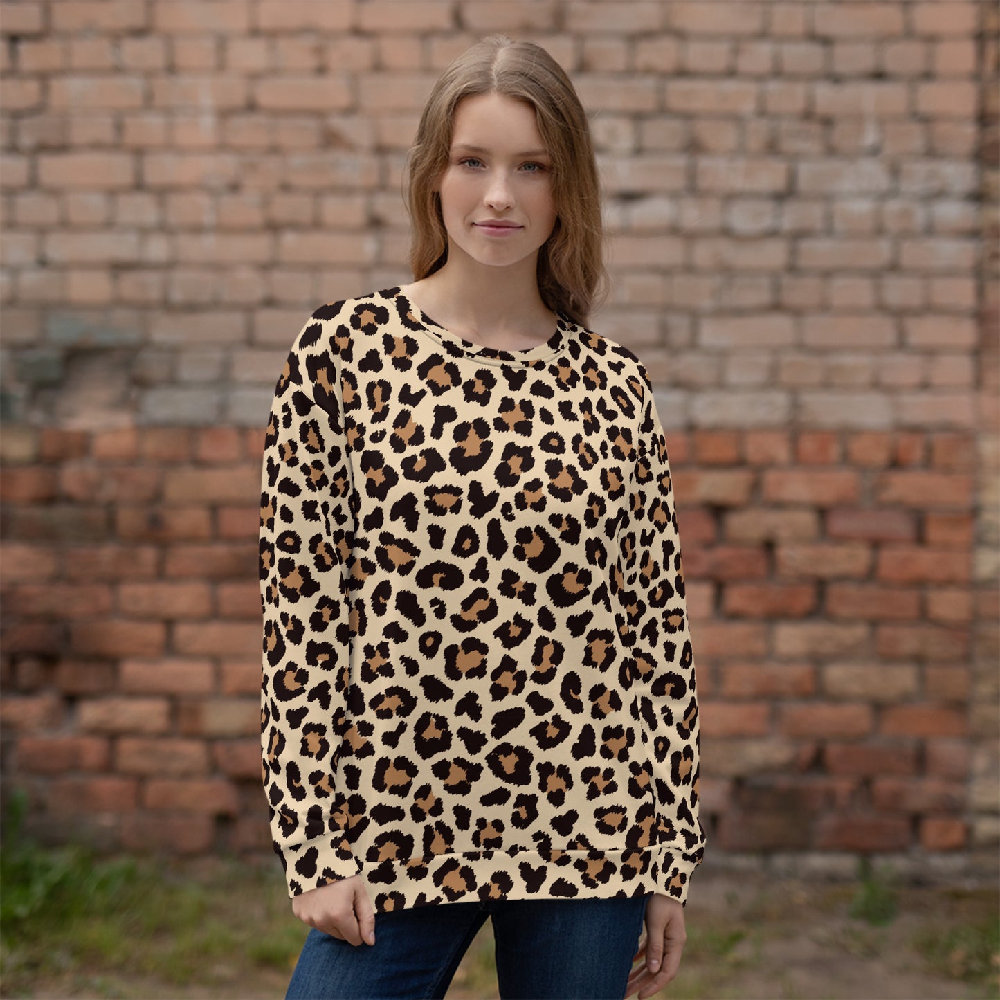 Leopar Chic Feline Women's Sweatshirt - FLAKOUT