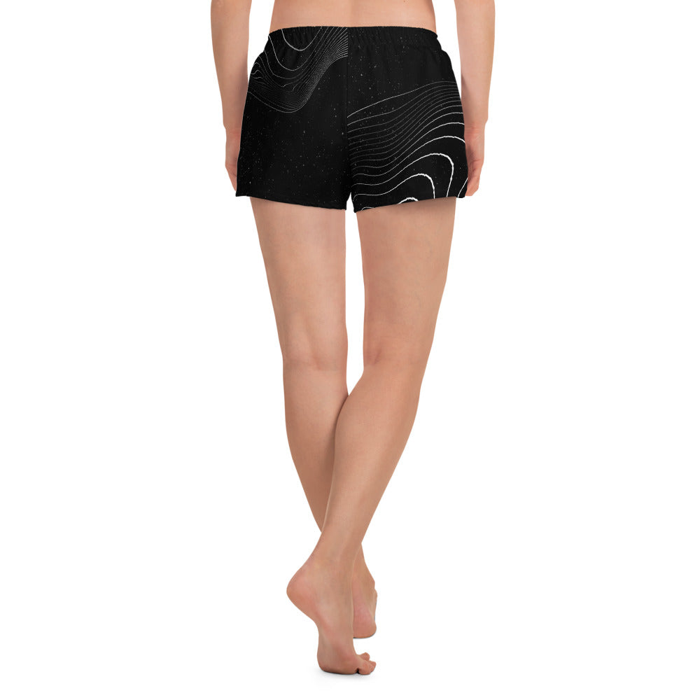 Noir Stripes Athletic Shorts - FLAKOUT