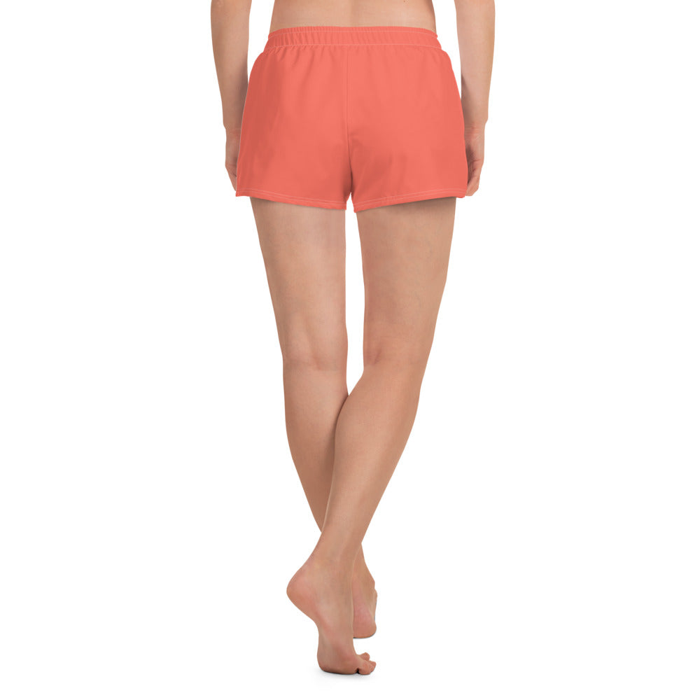 FLAKOUT Sport Coral Crush Women’s Recycled Athletic Shorts - FLAKOUT