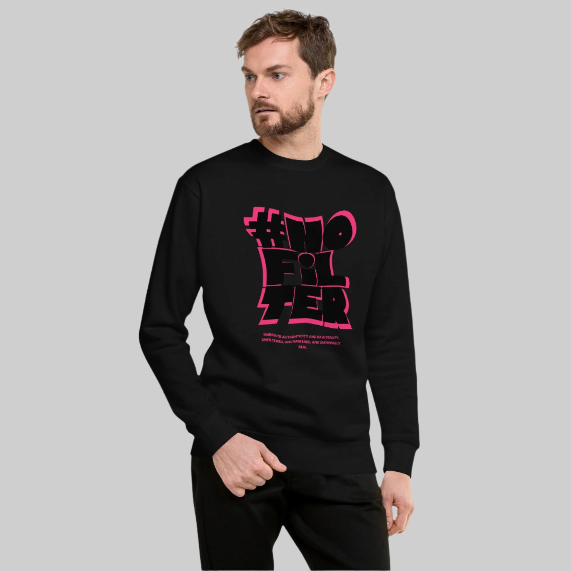 #NOFILTER Unisex Fleece Sweatshirt - FLAKOUT