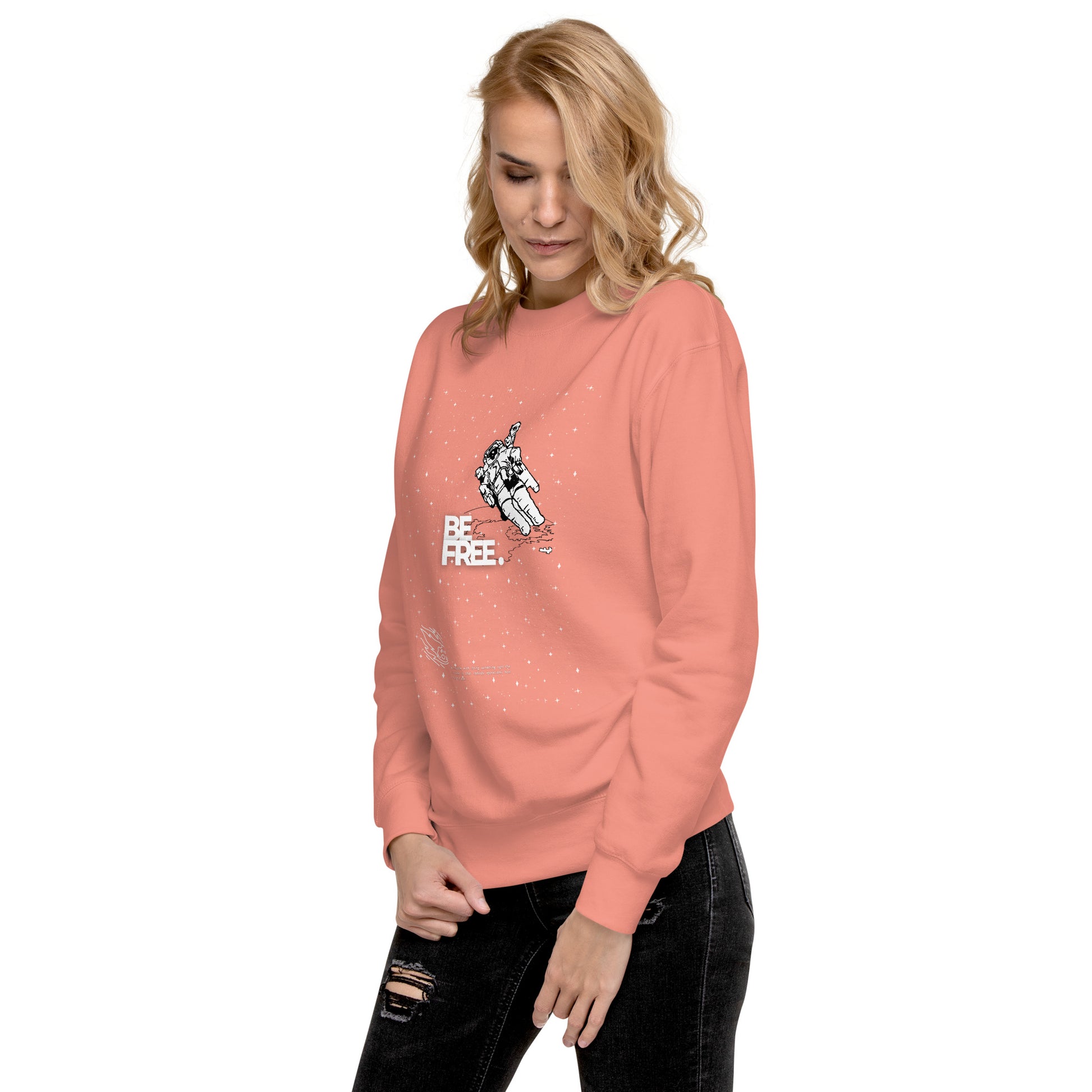 Be Free On Outer Orbit Sweatshirt - FLAKOUT