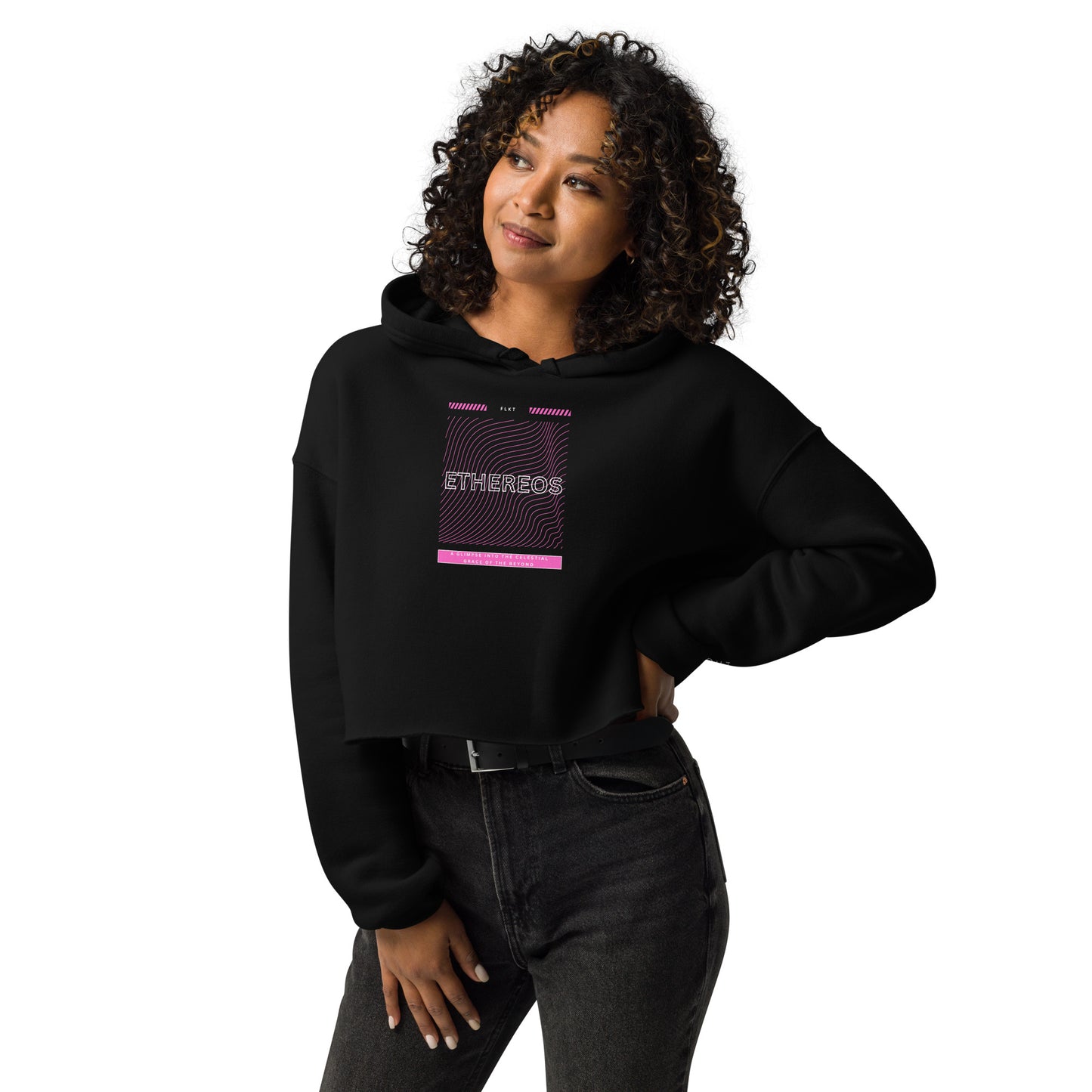 Ethereos Women's Crop Hoodie - FLAKOUT