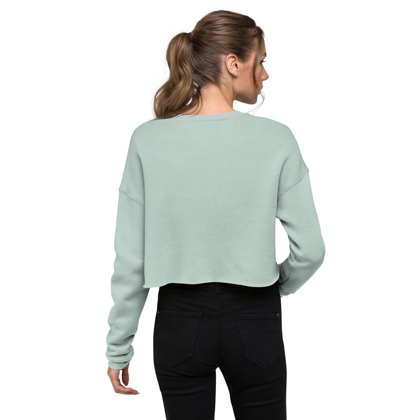 Parallelis Women's Crop Sweatshirt - FLAKOUT