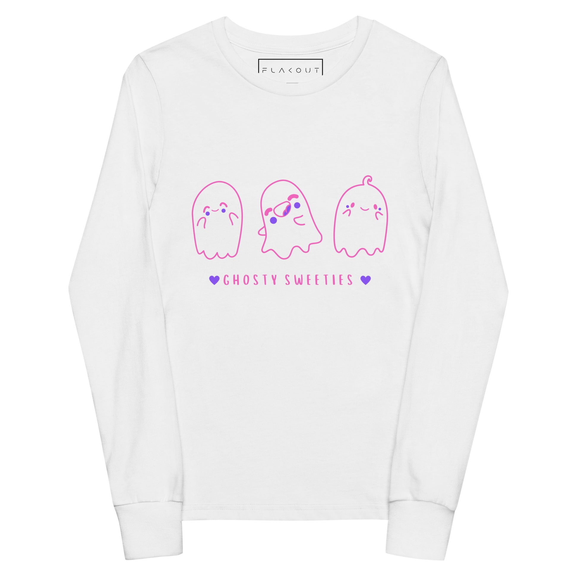 Ghosty Sweeties Girl's Long Sleeve Tee - FLAKOUT