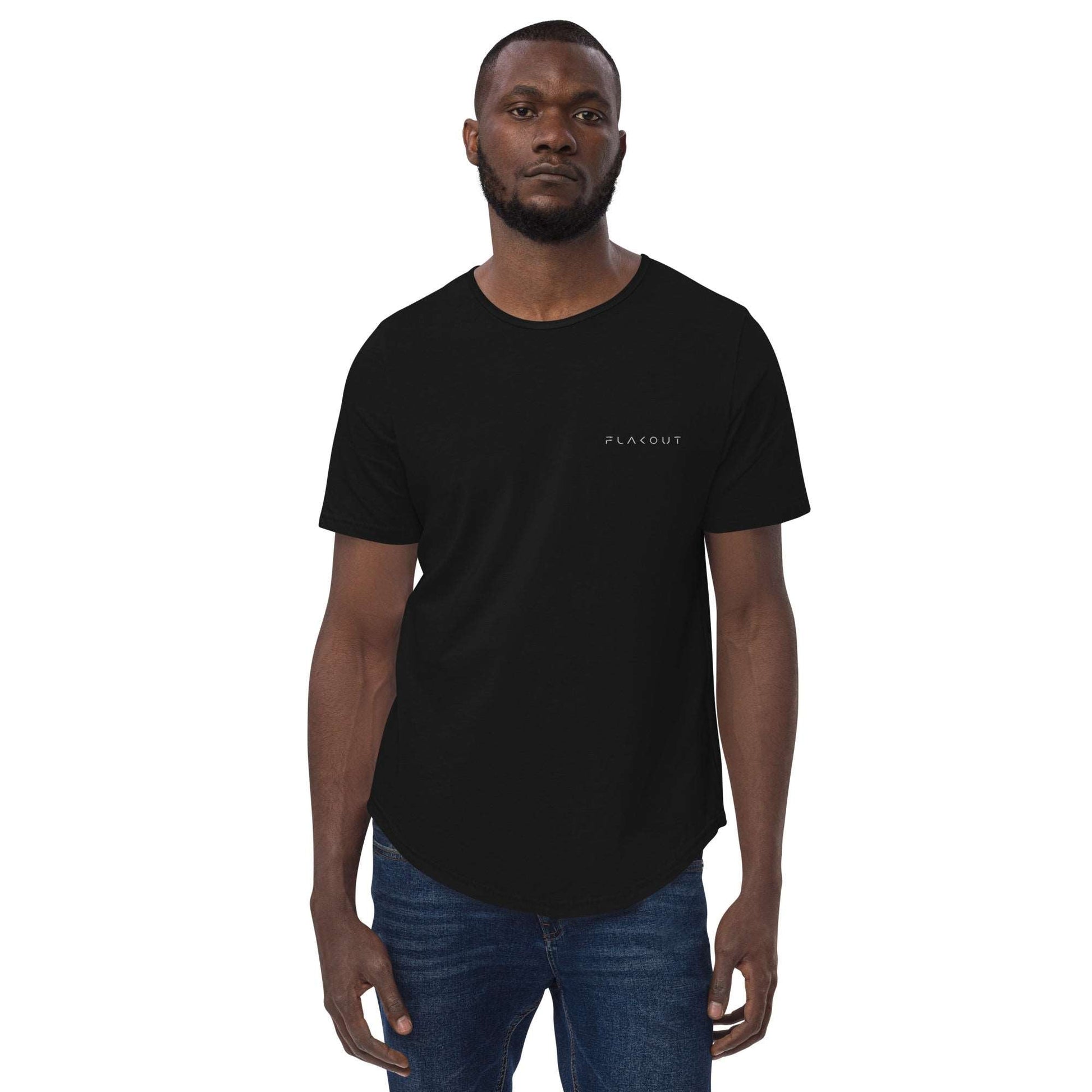 Men's Curved Hem T-Shirt - FLAKOUT