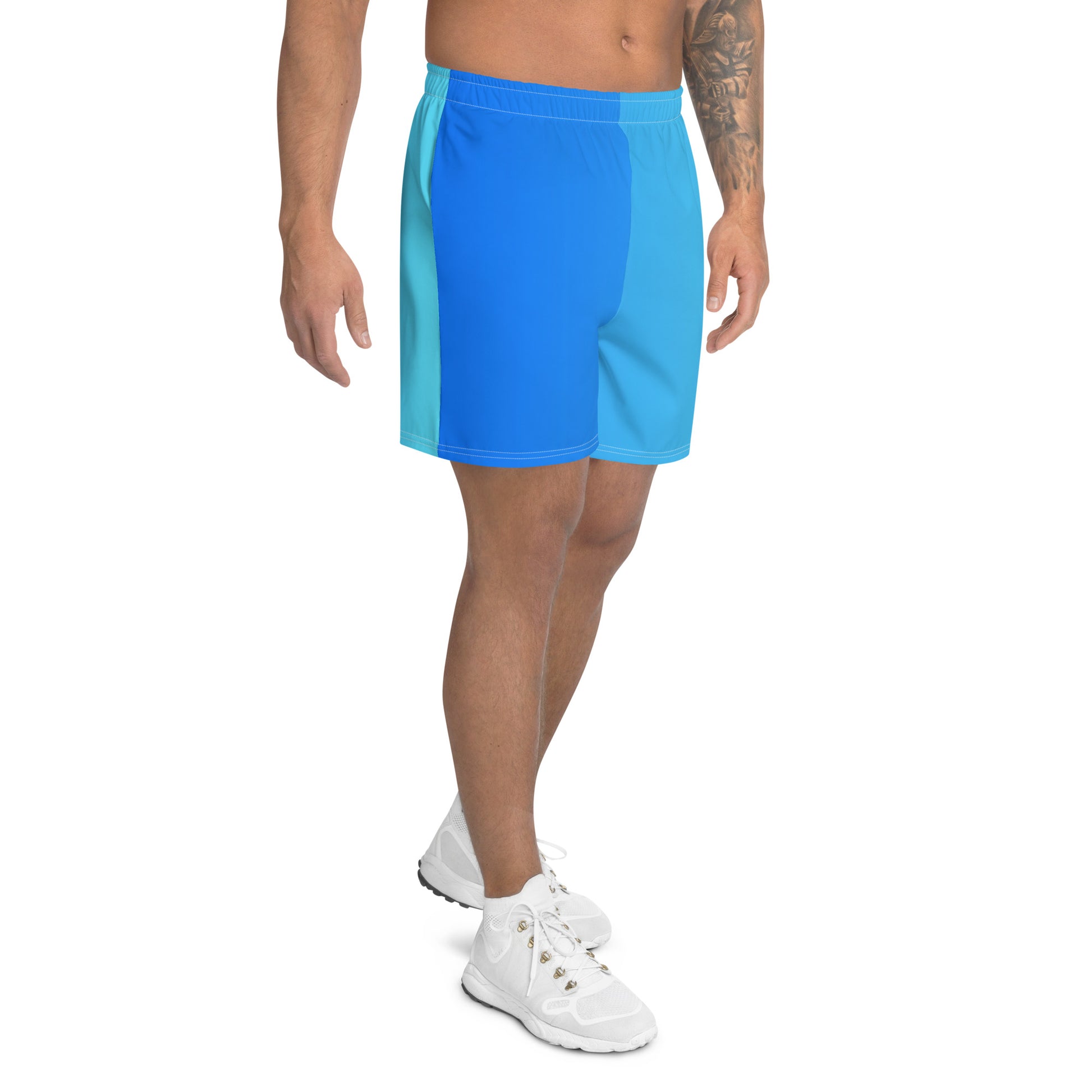 Breezy Azure Men's Swim - Athletic Shorts - FLAKOUT