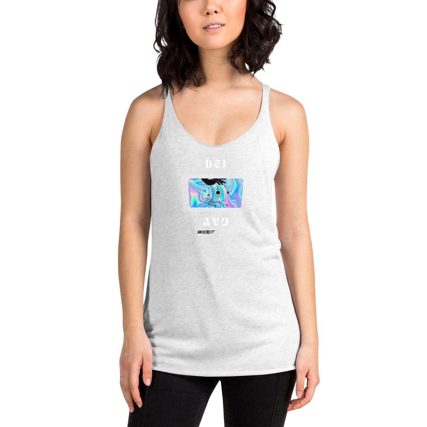 Echoes of Dejavu Women's Racerback Tank - FLAKOUT